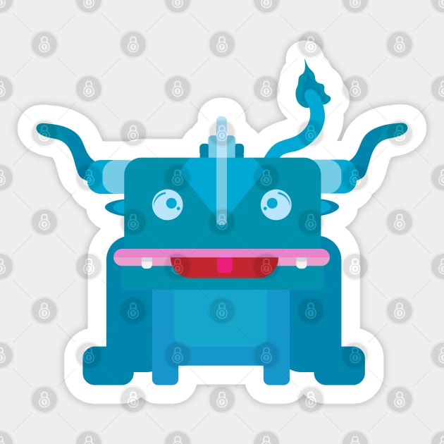 cute monster bufa Sticker by dodolanlaku